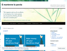 Tablet Screenshot of emantennelaparola.wordpress.com