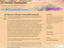 Tablet Screenshot of mobilemanicures.wordpress.com