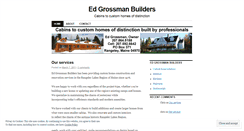 Desktop Screenshot of grossmanbuilders.wordpress.com