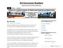 Tablet Screenshot of grossmanbuilders.wordpress.com
