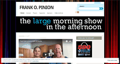 Desktop Screenshot of frankopinion.wordpress.com