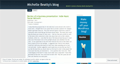 Desktop Screenshot of mbeatty3.wordpress.com