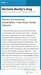 Mobile Screenshot of mbeatty3.wordpress.com