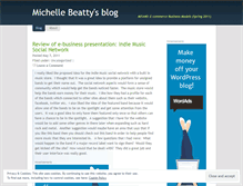 Tablet Screenshot of mbeatty3.wordpress.com