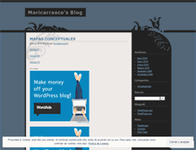 Tablet Screenshot of maricarrasco.wordpress.com