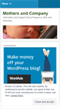 Mobile Screenshot of mothersandcompany.wordpress.com