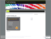 Tablet Screenshot of funfungames.wordpress.com