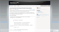 Desktop Screenshot of dotnetshare.wordpress.com