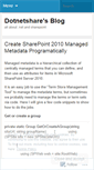 Mobile Screenshot of dotnetshare.wordpress.com