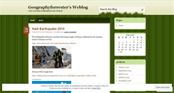 Desktop Screenshot of geographyforrester.wordpress.com