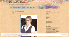 Desktop Screenshot of karmaperdiem.wordpress.com