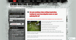 Desktop Screenshot of crimewritingsolutions.wordpress.com