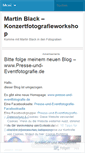 Mobile Screenshot of konzertfotografieworkshop.wordpress.com