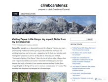 Tablet Screenshot of climbcarstensz.wordpress.com