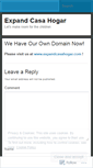 Mobile Screenshot of expandcasahogar.wordpress.com