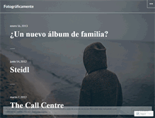 Tablet Screenshot of fotograficamente.wordpress.com