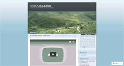 Desktop Screenshot of cempakabiru.wordpress.com
