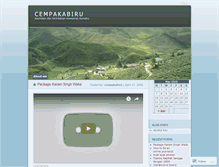 Tablet Screenshot of cempakabiru.wordpress.com