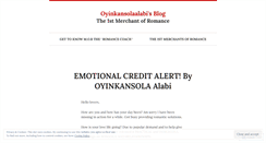 Desktop Screenshot of oyinkansolaalabi.wordpress.com