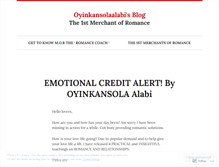 Tablet Screenshot of oyinkansolaalabi.wordpress.com