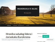 Tablet Screenshot of mandrak72.wordpress.com