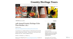 Desktop Screenshot of countryheritagetours.wordpress.com