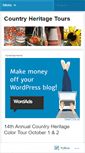 Mobile Screenshot of countryheritagetours.wordpress.com