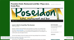 Desktop Screenshot of hotelposeidonjacocostarica.wordpress.com