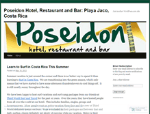 Tablet Screenshot of hotelposeidonjacocostarica.wordpress.com