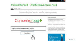 Desktop Screenshot of comunikafood.wordpress.com