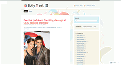 Desktop Screenshot of bollytreat.wordpress.com