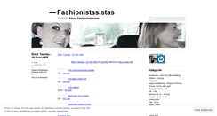 Desktop Screenshot of fashionistasistas.wordpress.com