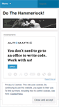 Mobile Screenshot of dothehammerlock.wordpress.com