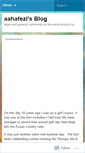 Mobile Screenshot of aahafezi.wordpress.com