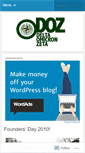 Mobile Screenshot of deltaomicronzeta.wordpress.com