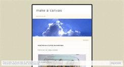 Desktop Screenshot of makeacanvas.wordpress.com