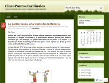 Tablet Screenshot of cincopuntoscardinales.wordpress.com