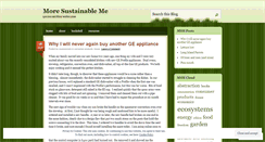 Desktop Screenshot of moresustainableme.wordpress.com