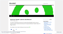 Desktop Screenshot of discobull.wordpress.com