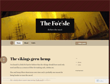 Tablet Screenshot of focsl.wordpress.com