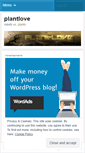Mobile Screenshot of plantlove.wordpress.com