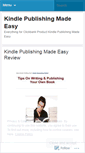 Mobile Screenshot of blogkindlepublishing.wordpress.com