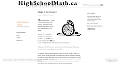 Desktop Screenshot of mathtoronto.wordpress.com