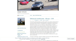 Desktop Screenshot of driftperu.wordpress.com