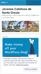 Mobile Screenshot of jovenescatolicossantaursula.wordpress.com