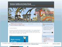 Tablet Screenshot of jovenescatolicossantaursula.wordpress.com