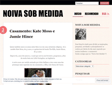 Tablet Screenshot of noivasobmedida.wordpress.com