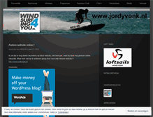 Tablet Screenshot of jordyvonk.wordpress.com