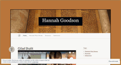 Desktop Screenshot of hannahgoodson.wordpress.com