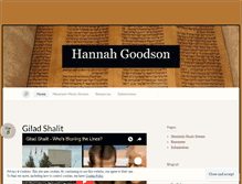 Tablet Screenshot of hannahgoodson.wordpress.com